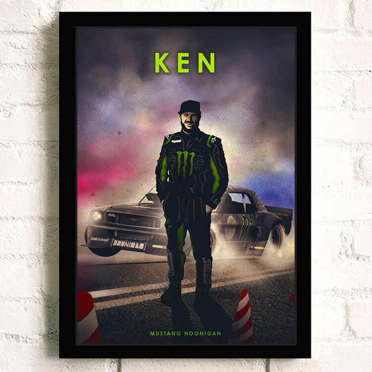 Poster Formel 1 Rennwagen Grand Prix Rennfahrer Legenden I  Deko Print ohne Rahmen