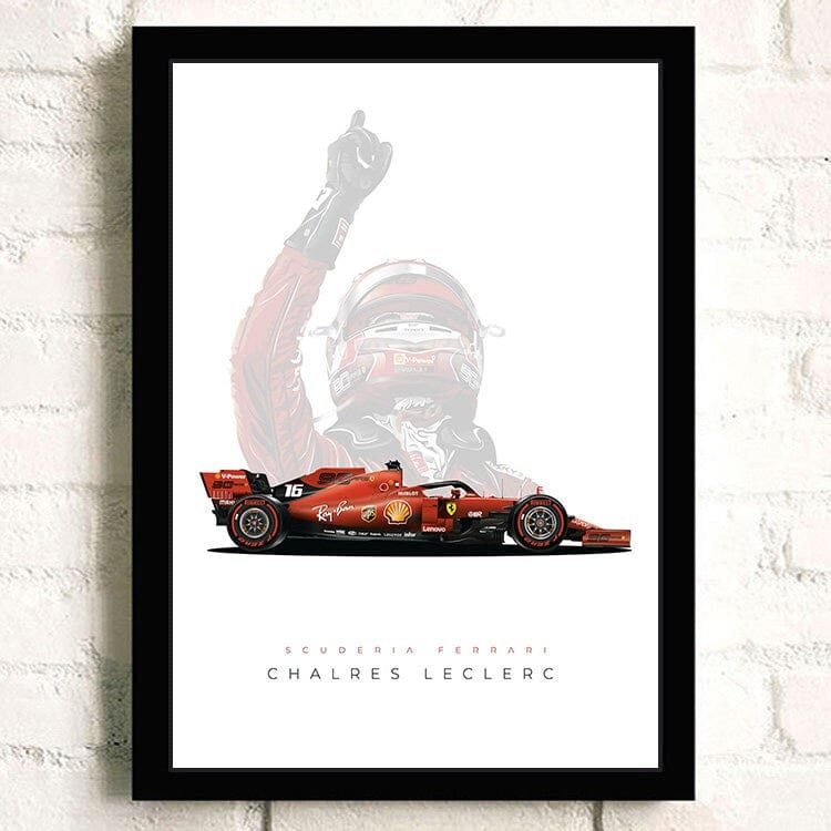 Poster Formel 1 Rennwagen Grand Prix Rennfahrer Legenden I  Deko Print ohne Rahmen
