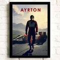 Poster Formel 1 Rennwagen Grand Prix Rennfahrer Legenden I  Deko Print ohne Rahmen